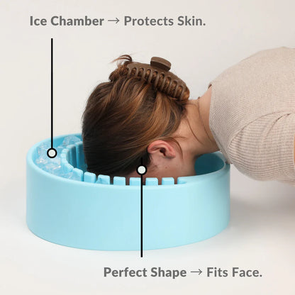 The Biohack Basin - Facial Cold Plunge Bowl with Ice Chamber
